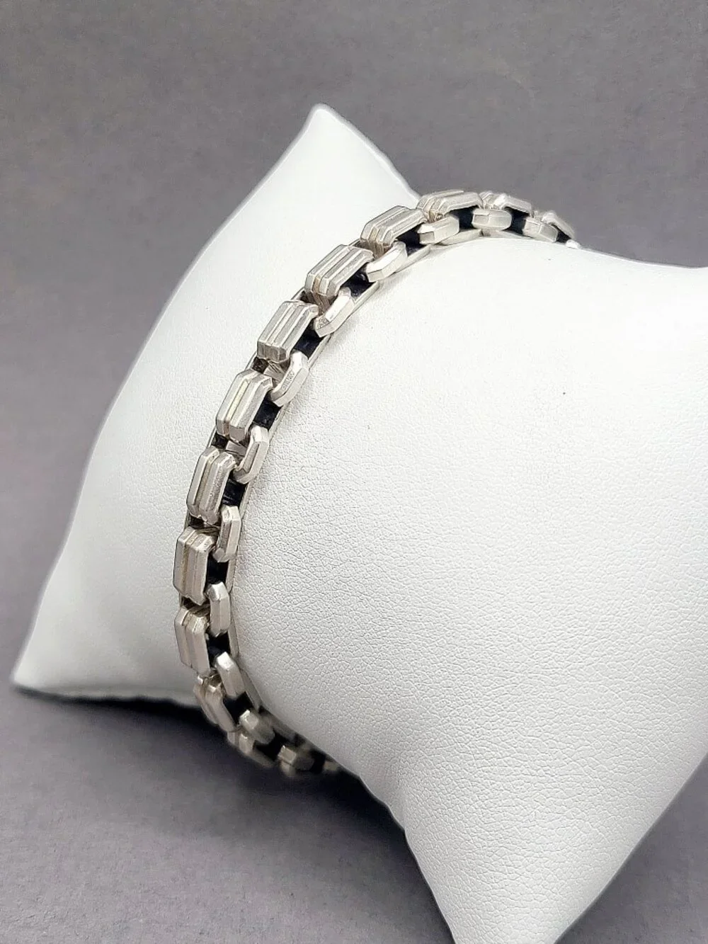 David Yurman Streamline Double Link Bracelet in Sterling Silver - 8mm - Medium